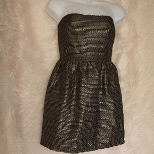 Gold DRESS Short SIZE M BY RUSH GENTLY USED